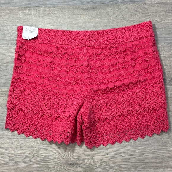 LOFT Pink Lace The Riviera Short - size 14 NWT - Picture 7 of 7